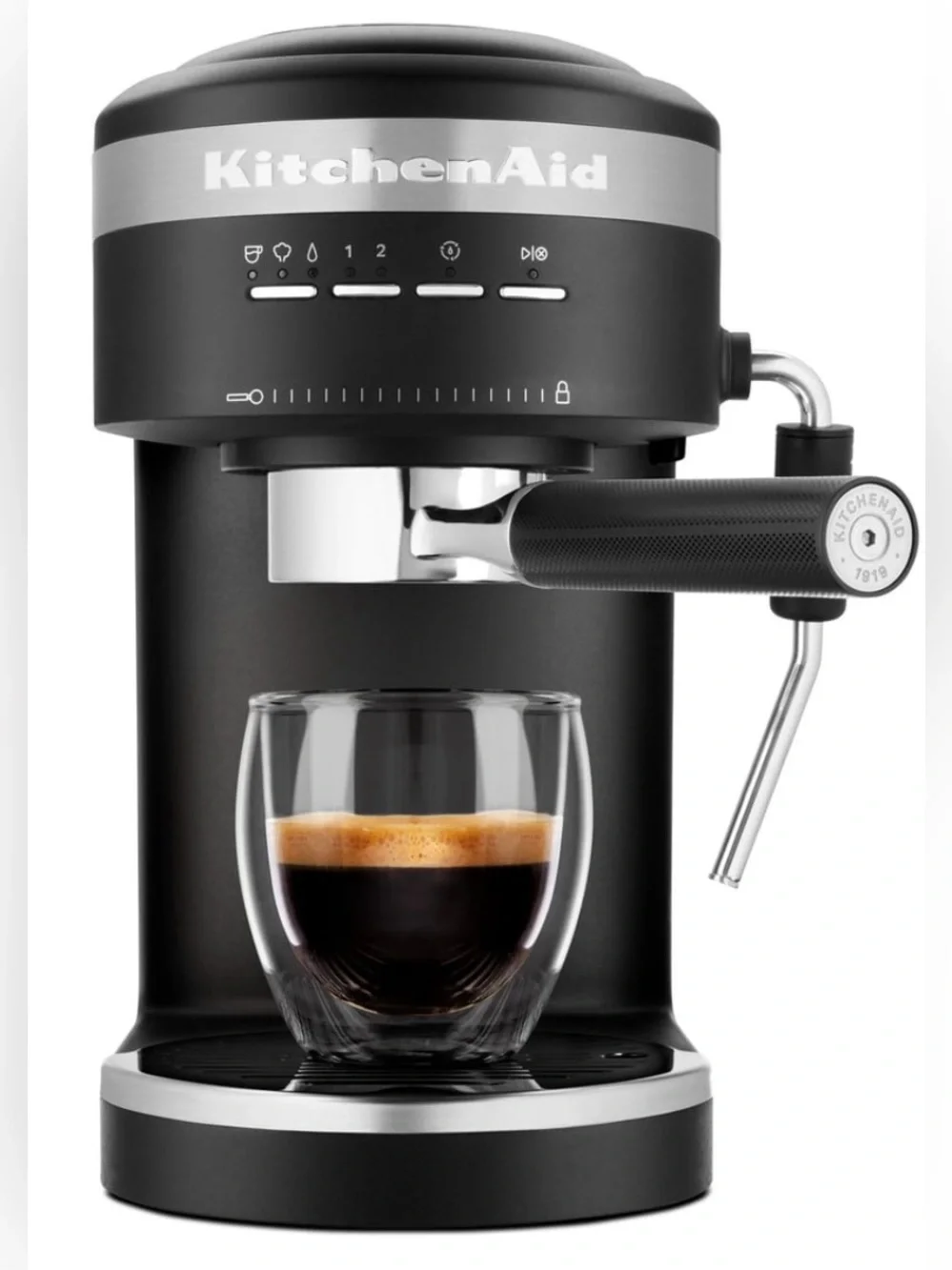 KitchenAid Semi-Automatic Espresso Machine Black Matte